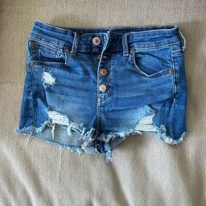 American Eagle 4 Blue Jean Shorts